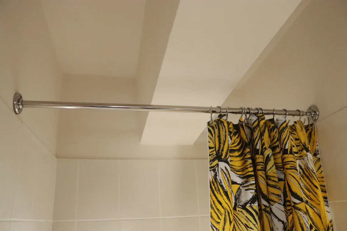 Straight Shower Curtain Rod for Bathroom, Fitting and Dressing room with Custom Size