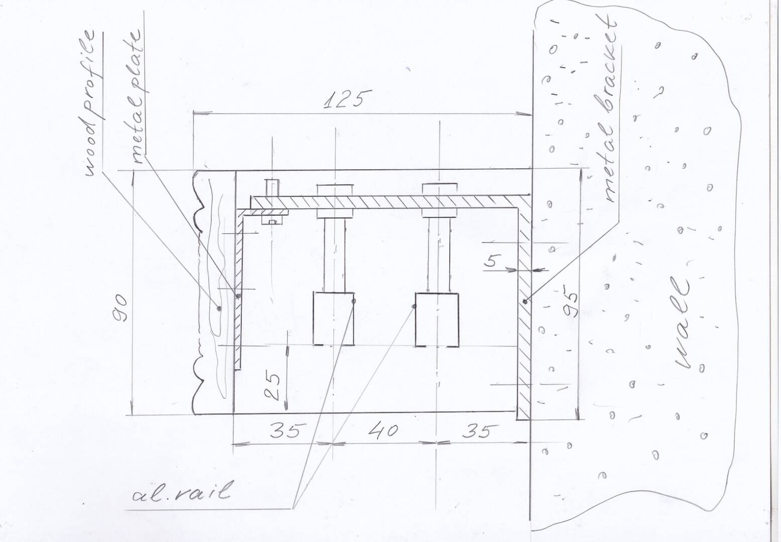 Double Window Cornice & Rail, Wooden Window Valance with Rail Mod.1- Flowers Pattern, Farmhouse Cornice Board, Wall Montage and Colors - Image 6