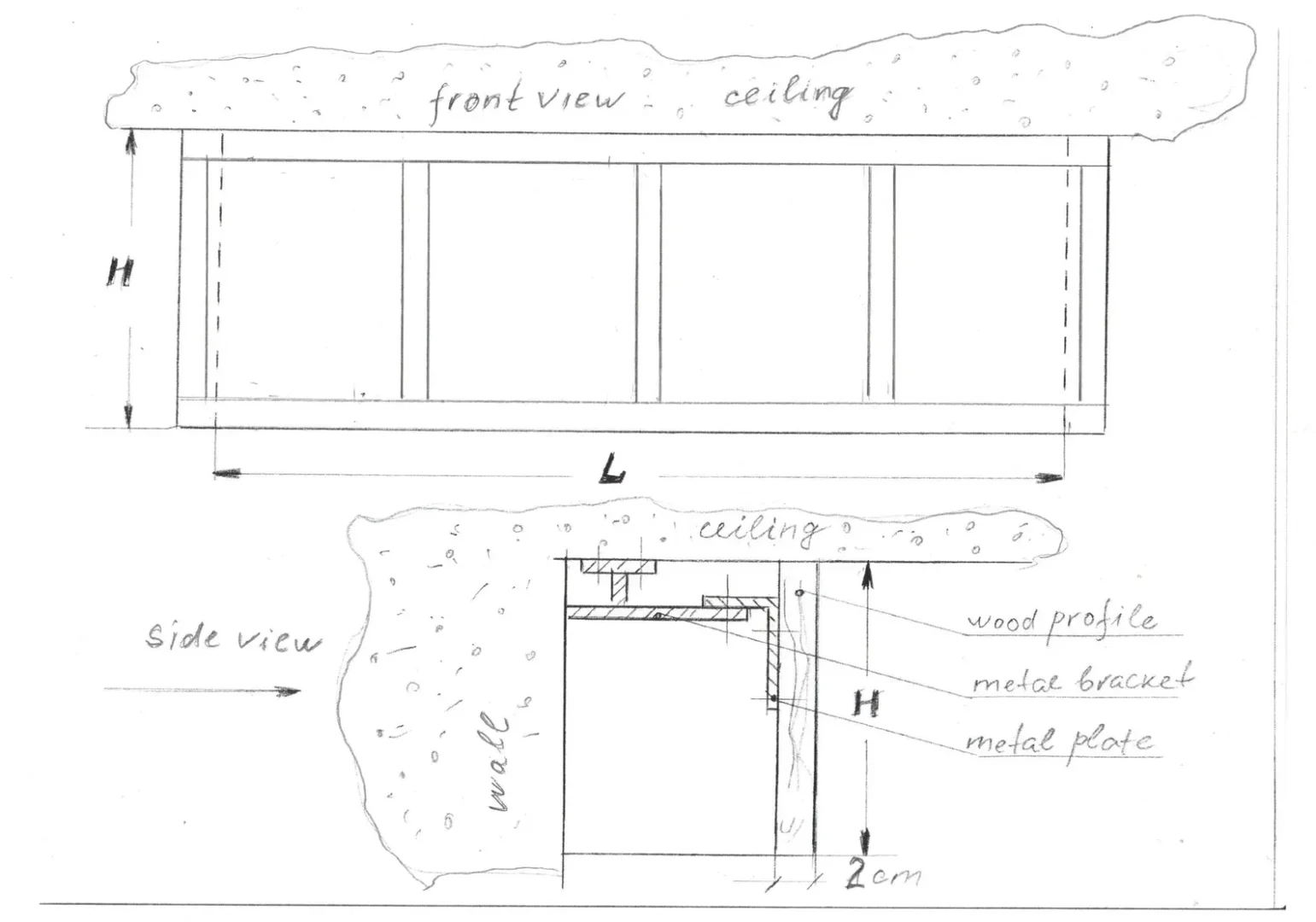 Window Valance, Cornice Board, Pelmet Box- Veneered MDF OAK Mod. 111, Ceiling Montage and Many Colors Finishes - Image 5