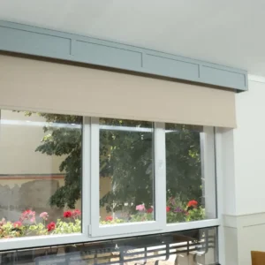 Window Valance, Cornice Board, Pelmet Box- Veneered MDF OAK Mod. 111, Ceiling Montage and Many Colors Finishes