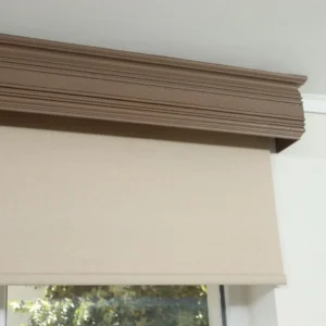 Window Valance, Cornice Board, Pelmet Box- Wooden Mod. 5- Flowers Pattern, Ceiling Montage and Many Colors Finishes